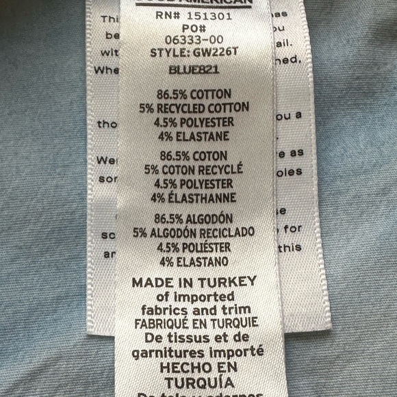 Good American Always Fits Good Waist skinny jeans size 14-18 Blue821 - Picture 5 of 5